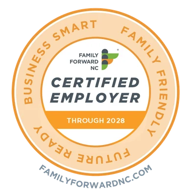 Family Forward NC Certified Employer through 2028